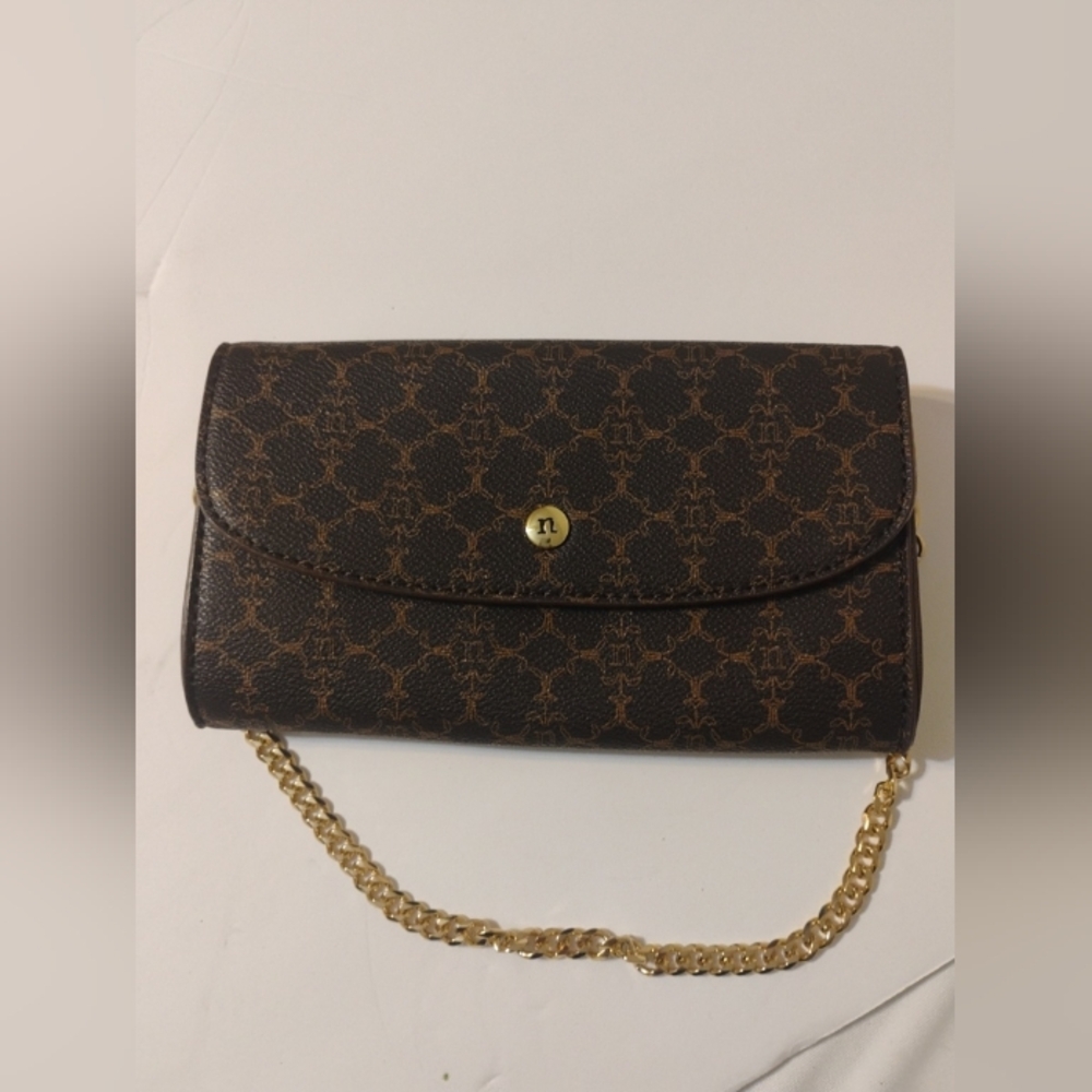 Nanette Lepore Chain link Clutch Handbag